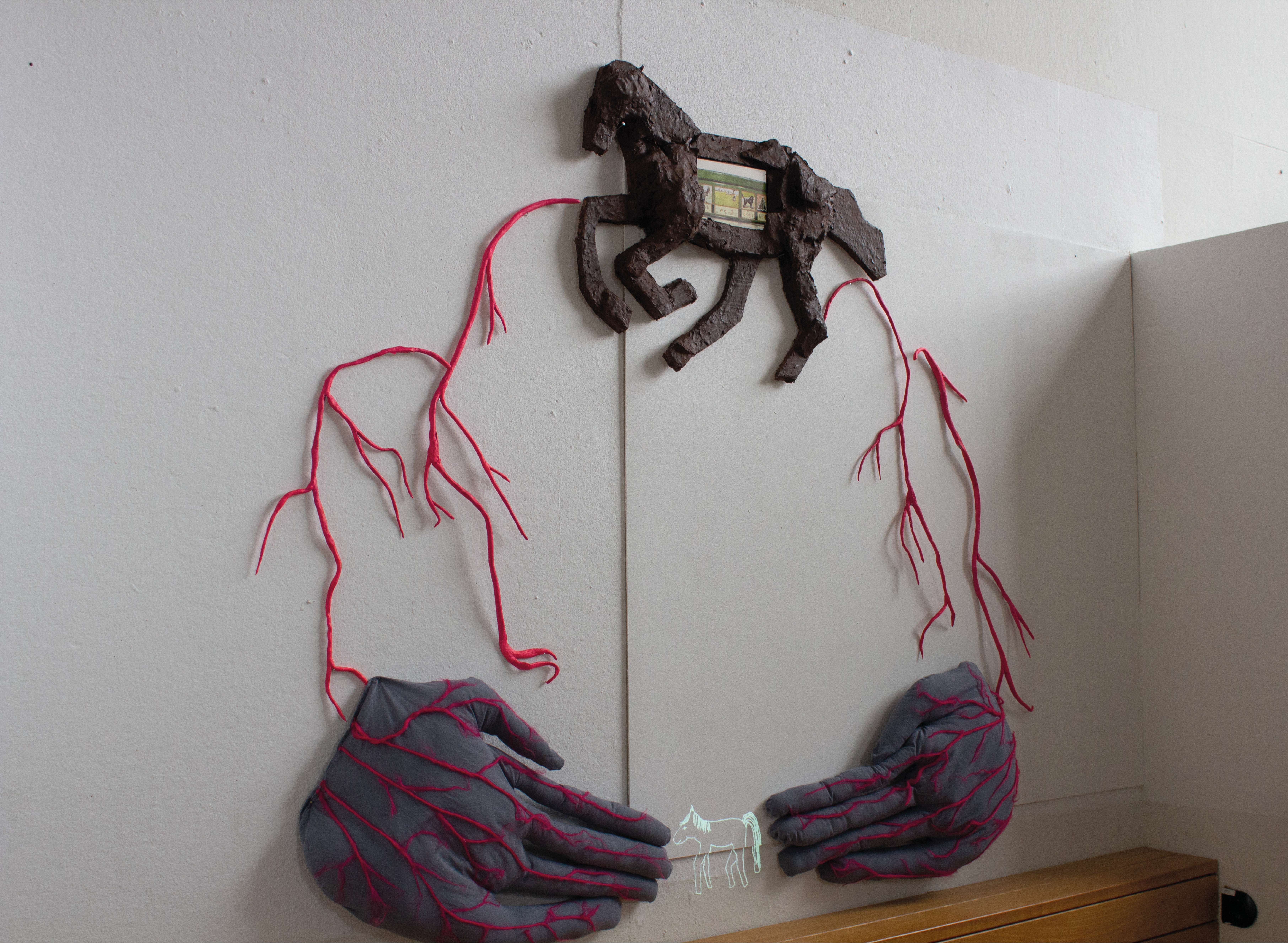 Paard illustratie groot